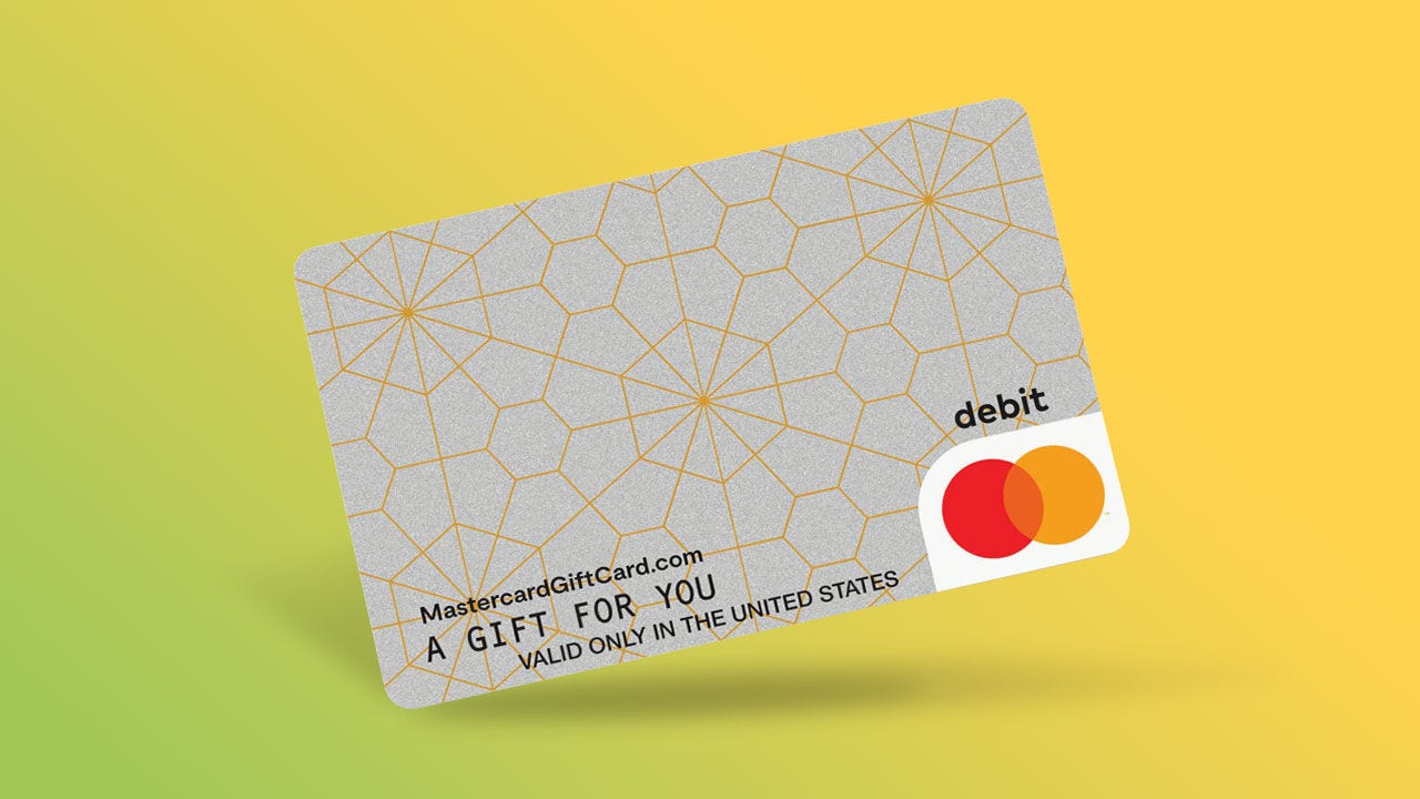 Hexagon Pattern Gift Card.