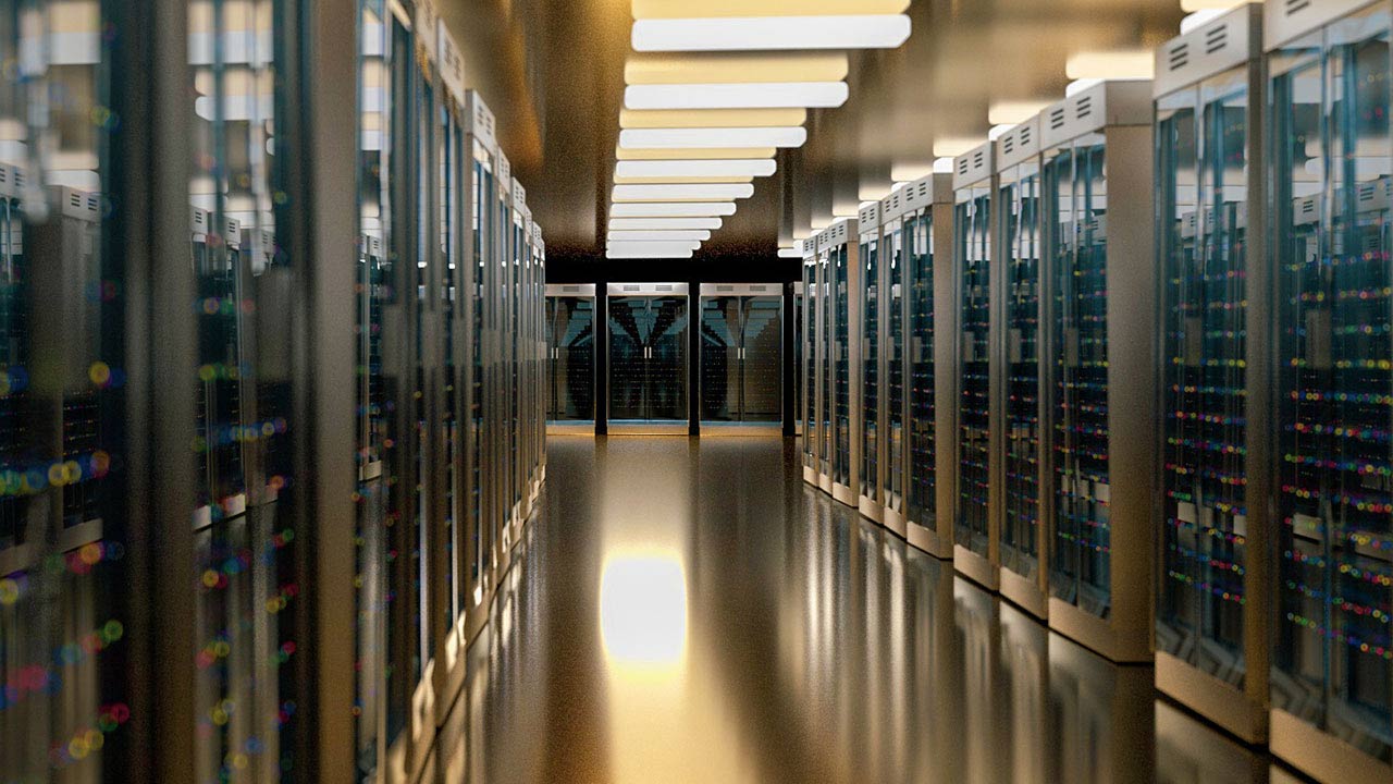 Copia de seguridad del centro de datos de la sala de servidores.