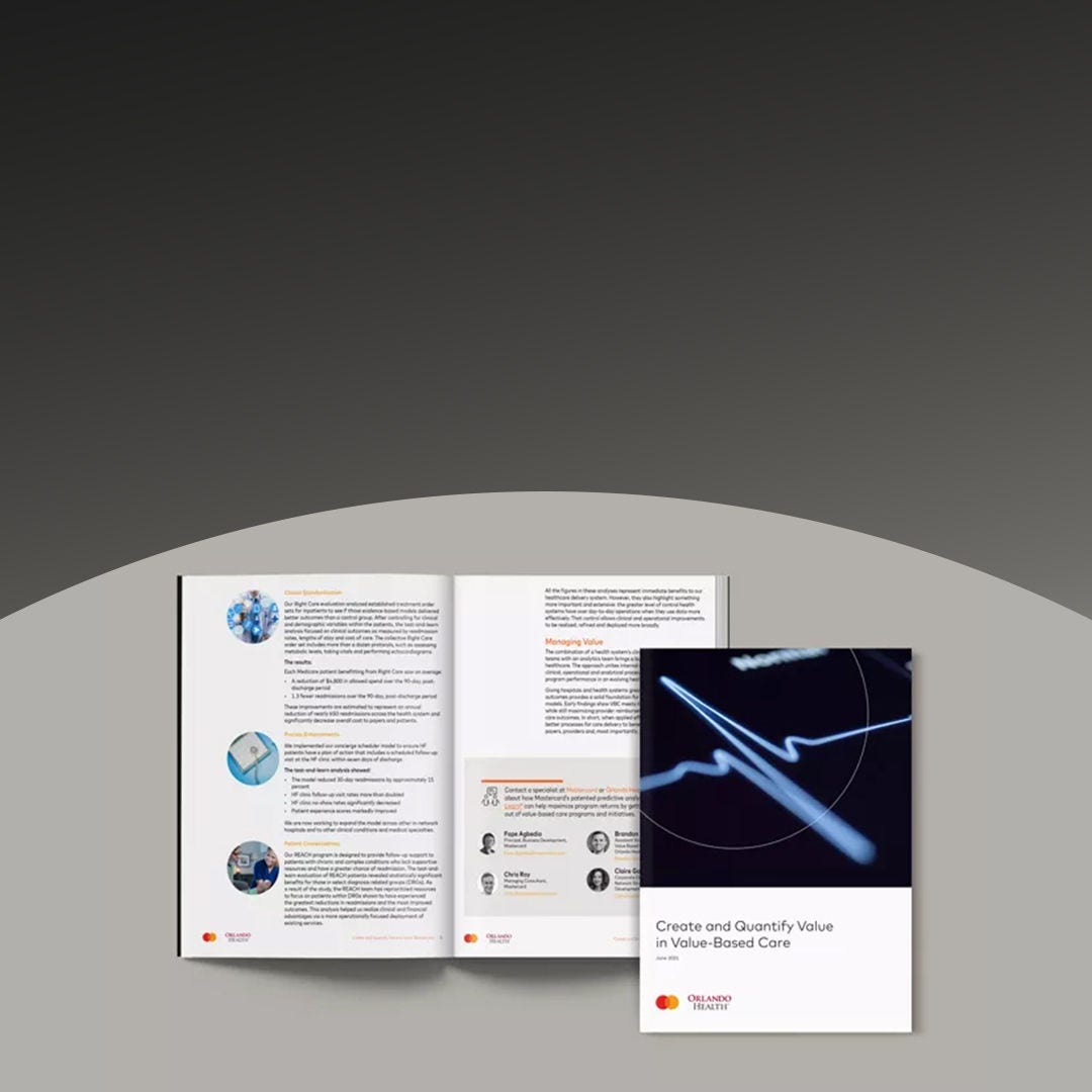 Brochure ouverte avec des articles et des images à gauche et une couverture à droite montrant une ligne de battement de cœur.