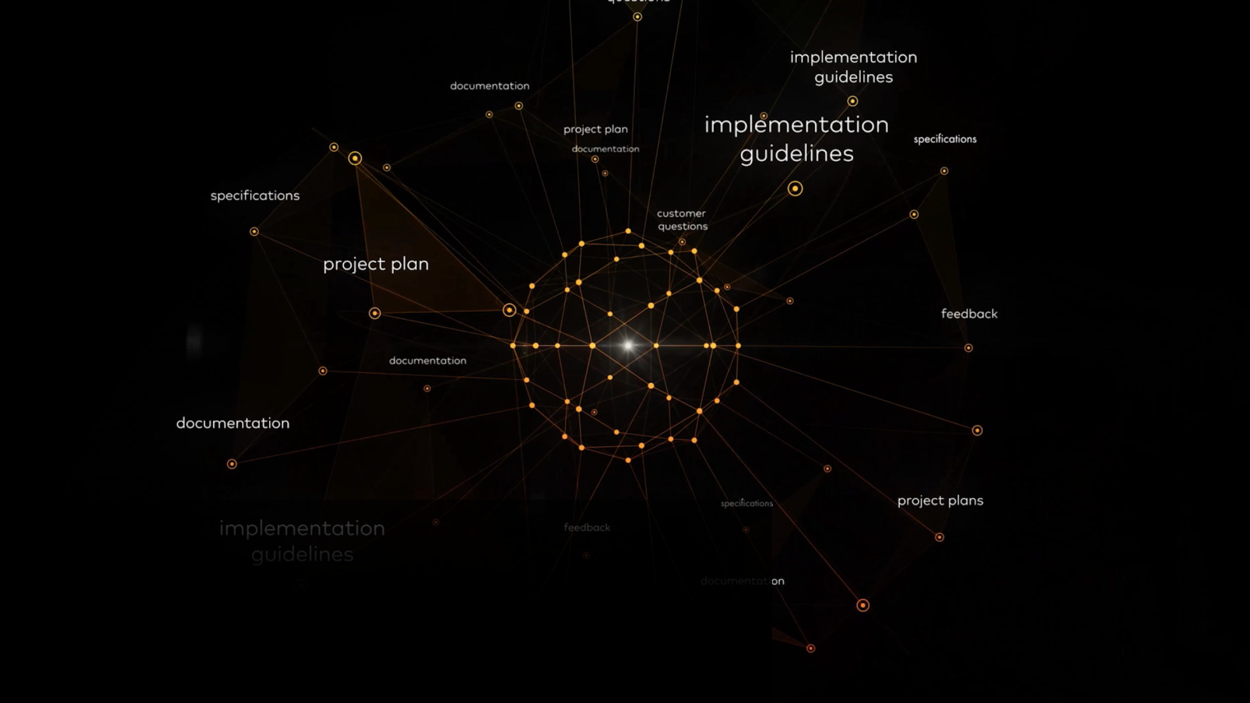 Imagen abstracta de gráfico de dispersión.