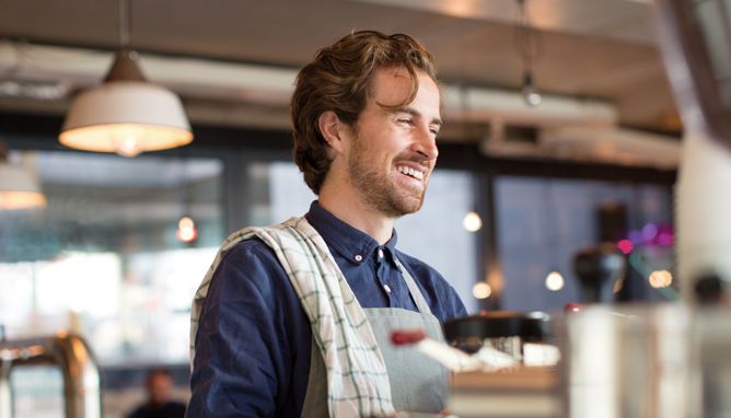 Chef at a restaurant
