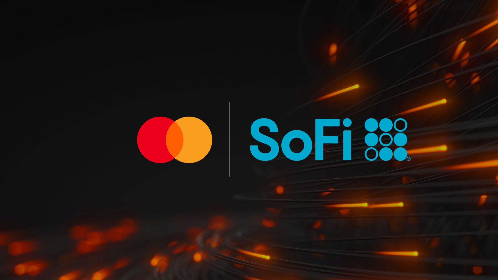 bloque de logotipos de Mastercard y SoFi