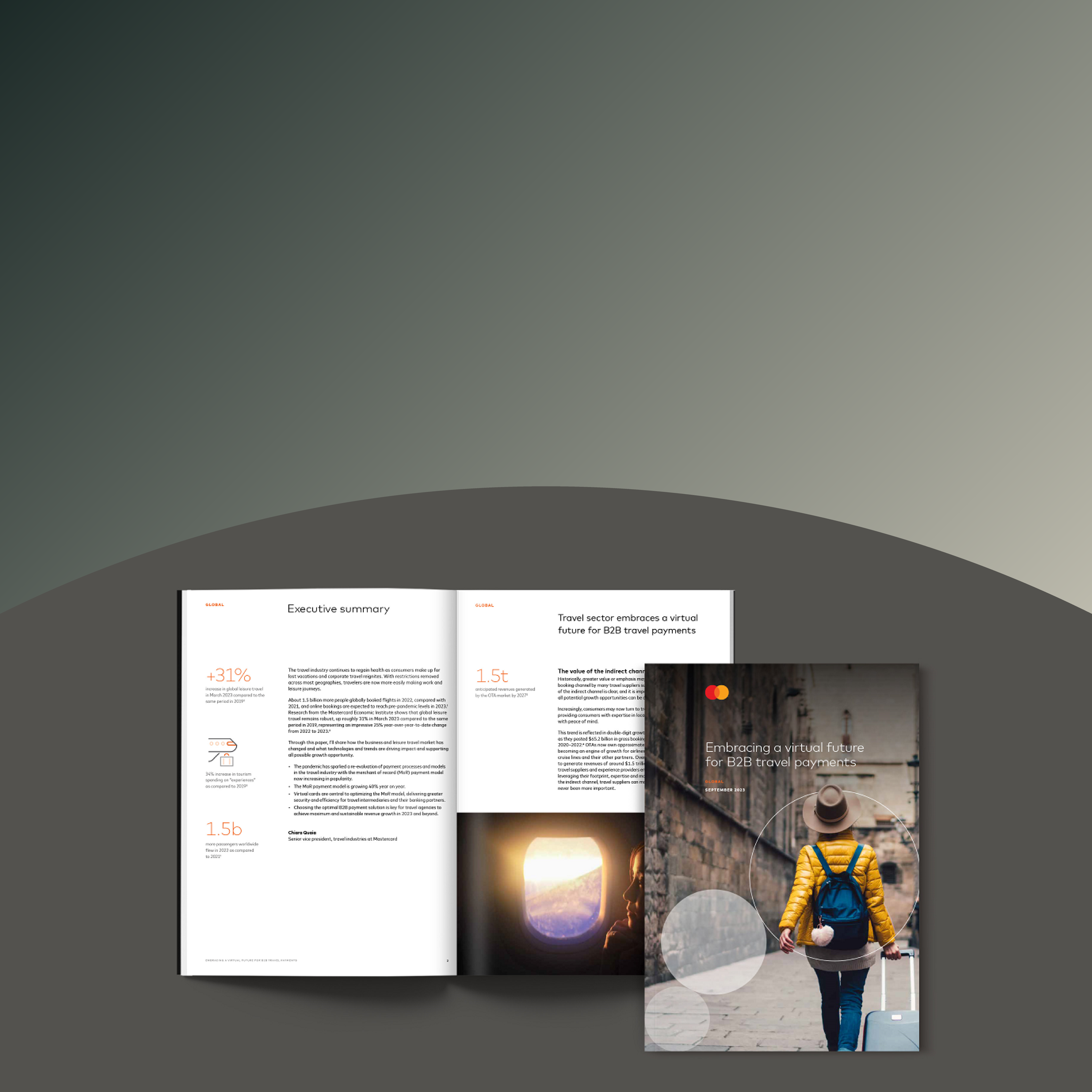 Imagen de la portada del libro blanco de Mastercard.