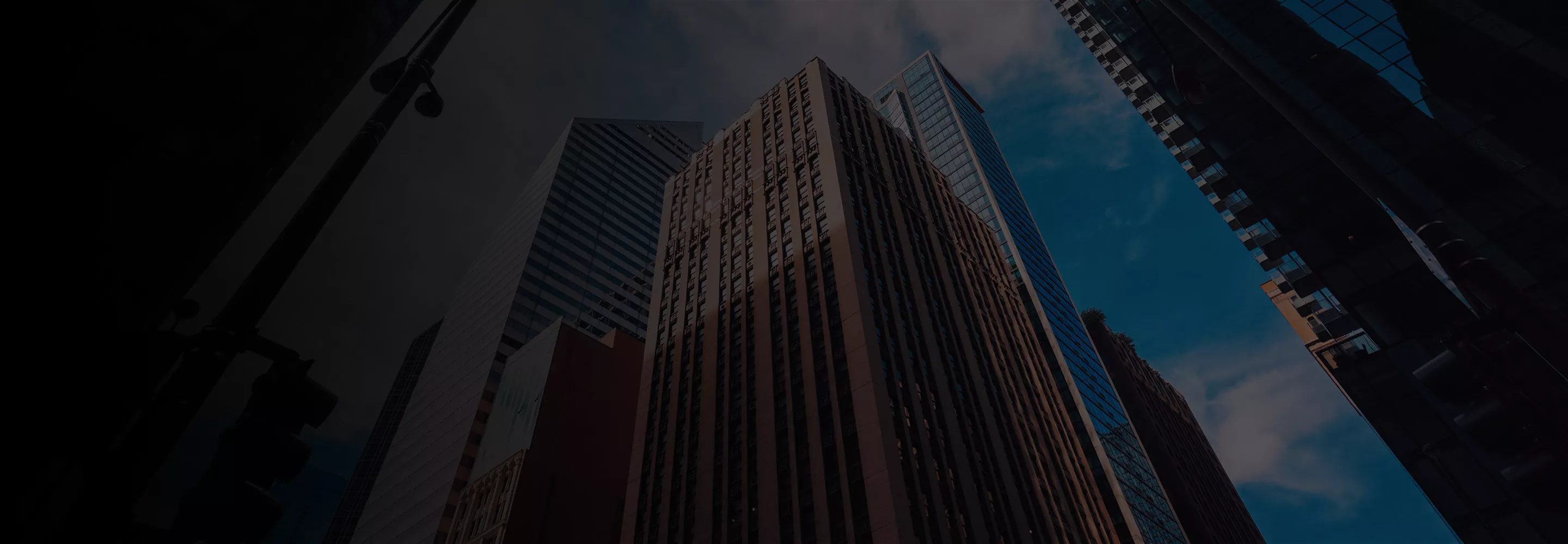City landscape banner