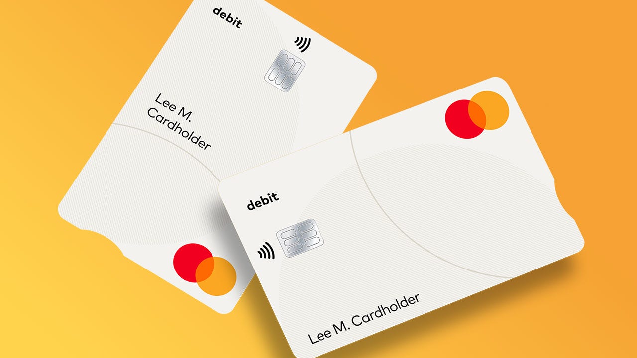 Debit cards with notch for Touch Card accessibility.
