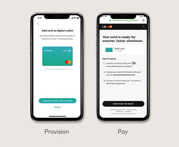 Les cartes numériques offrent de la flexibilité en matière de mode de paiement.