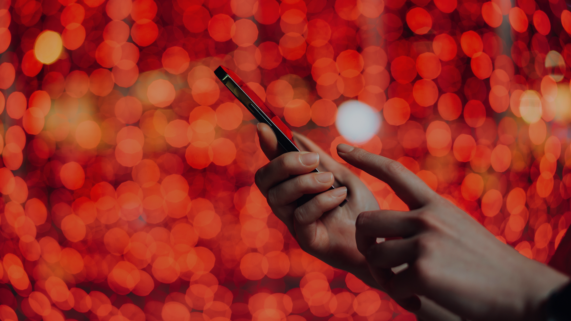 Person using phone