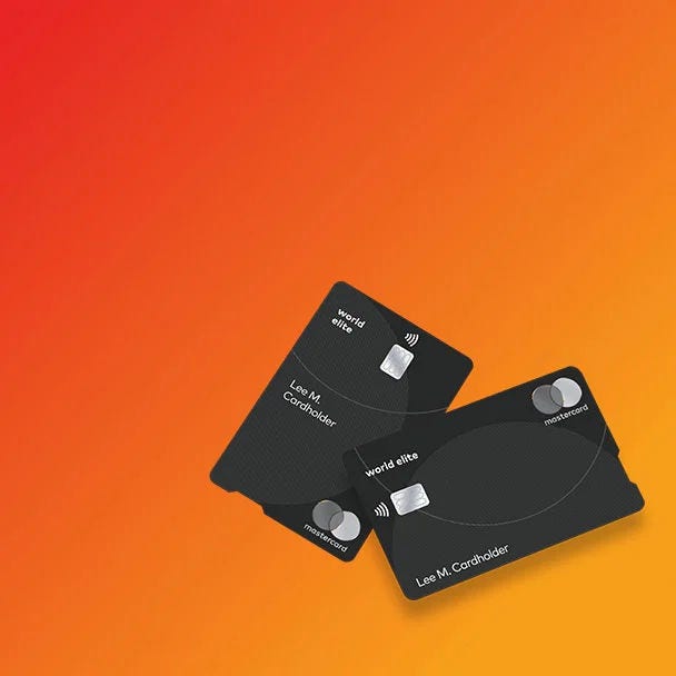 بطاقات World Elite Mastercard.