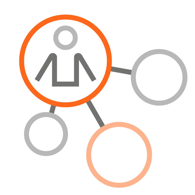 Customer relationship icon