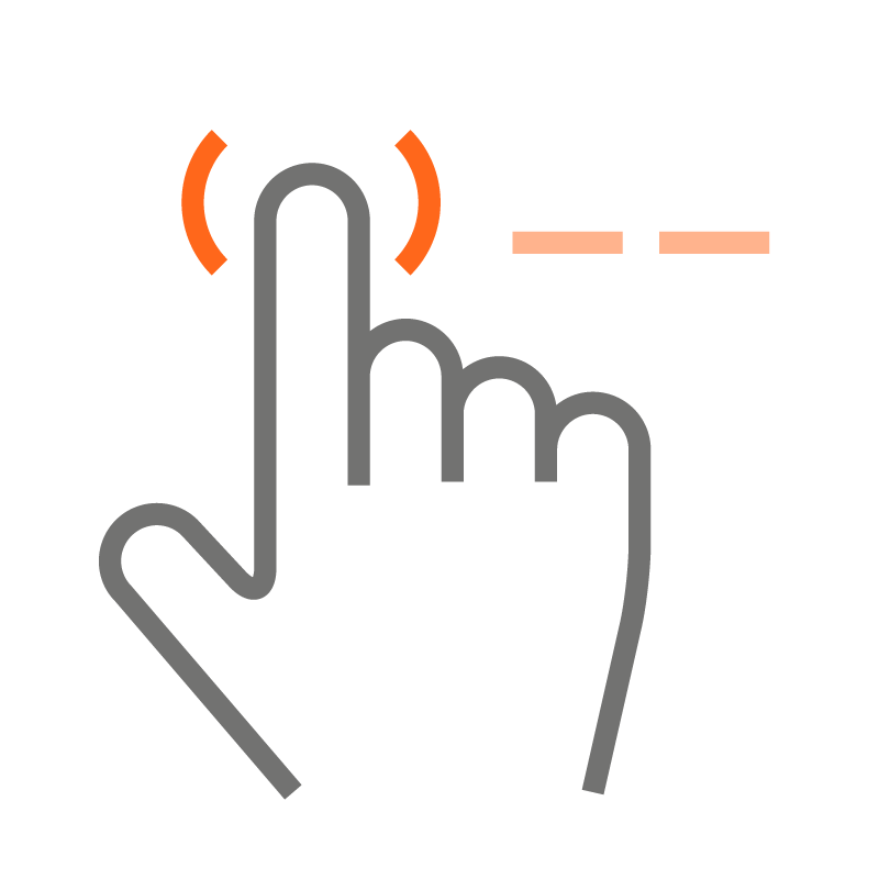 Pin touch icon