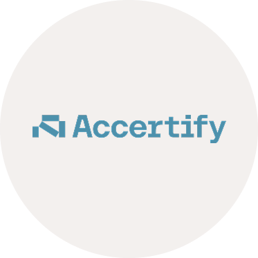 Логотип Accertify