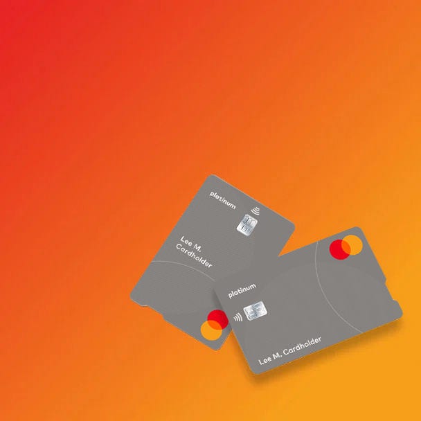 Platinum Mastercard cards.