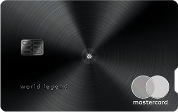 بطاقة World Legend Mastercard.