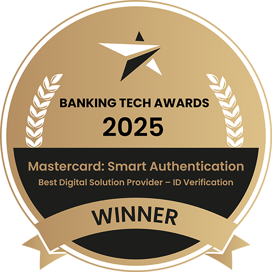 Badge des vainqueurs des prix à la Technologie bancaire 2025