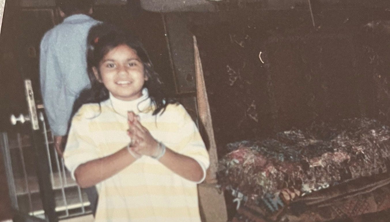 Payal Dalal in Istanbul with her father on a rug buying trip.