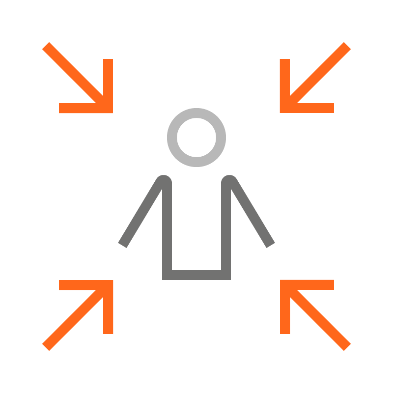 Icône d'autonomisation client