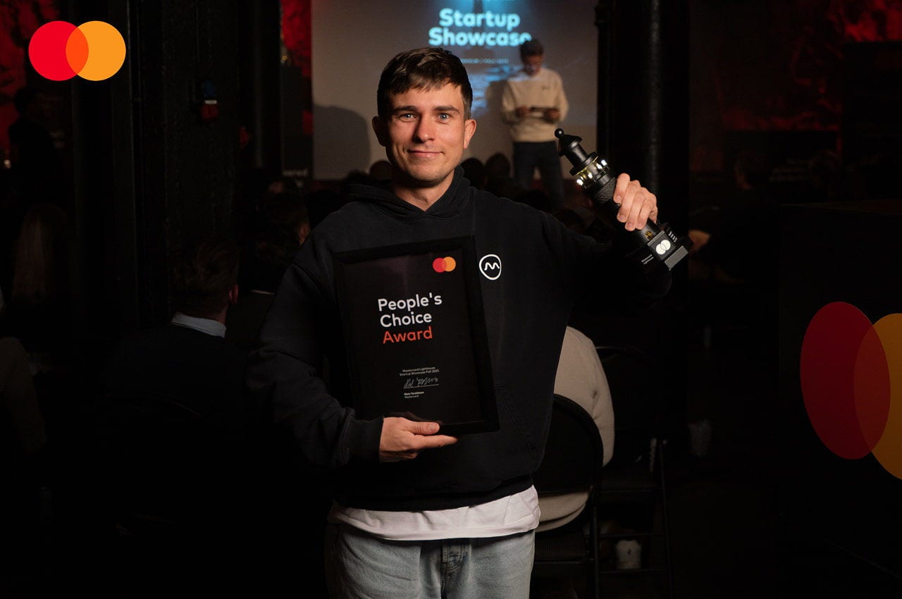 peoples choice award winner with trophy