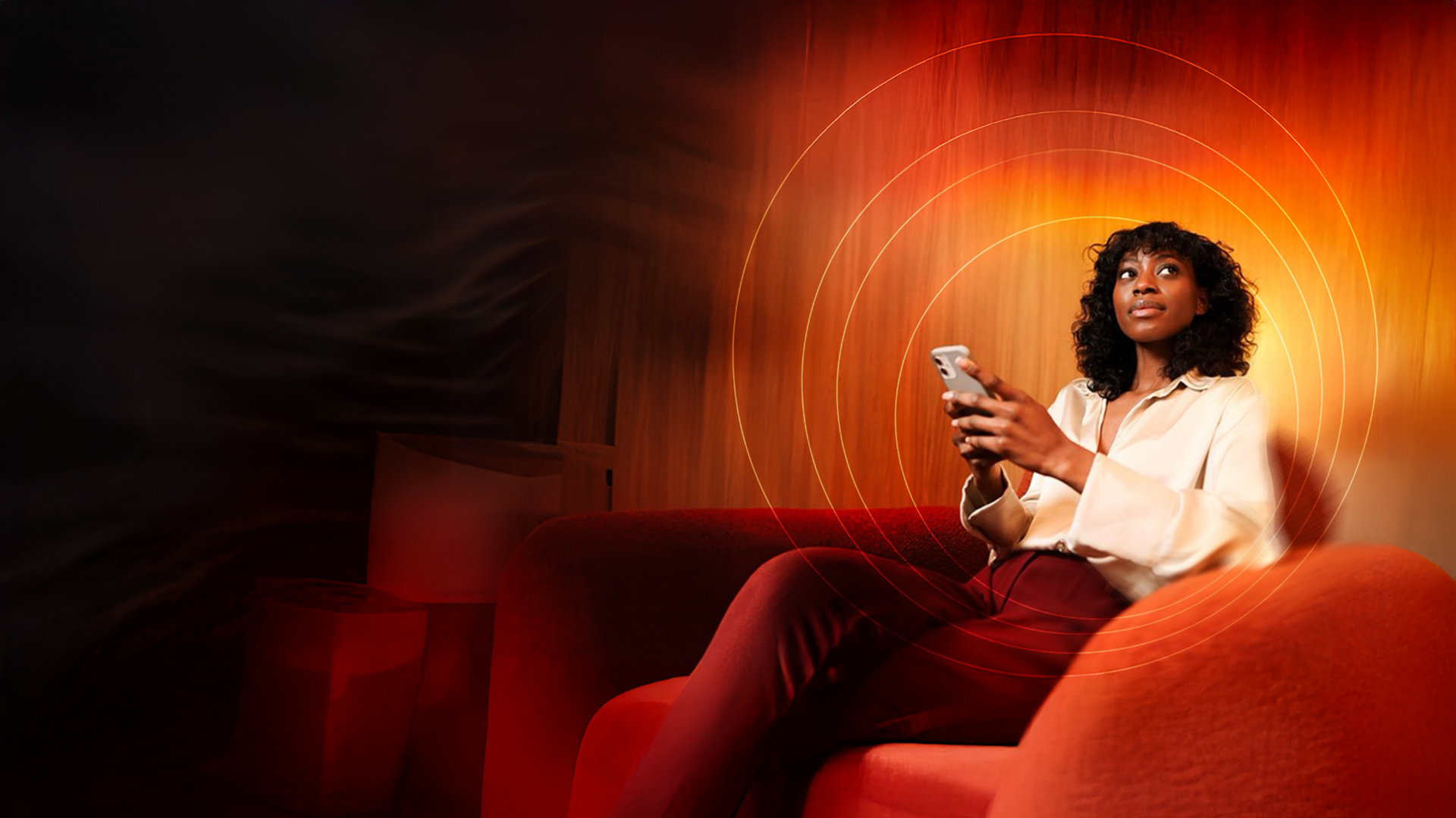 Mujer al teléfono