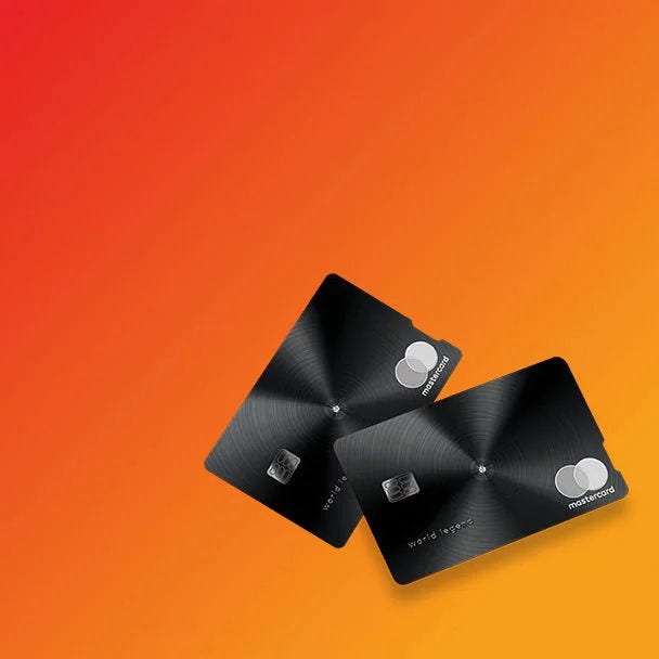 بطاقات World Legend Mastercard.