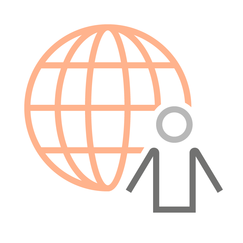 Global person icon