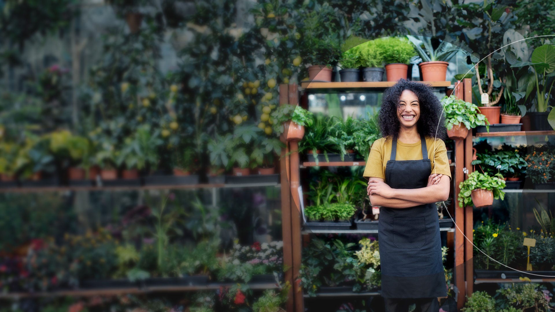 Propriétaire d’une petite entreprise de vente de plantes.