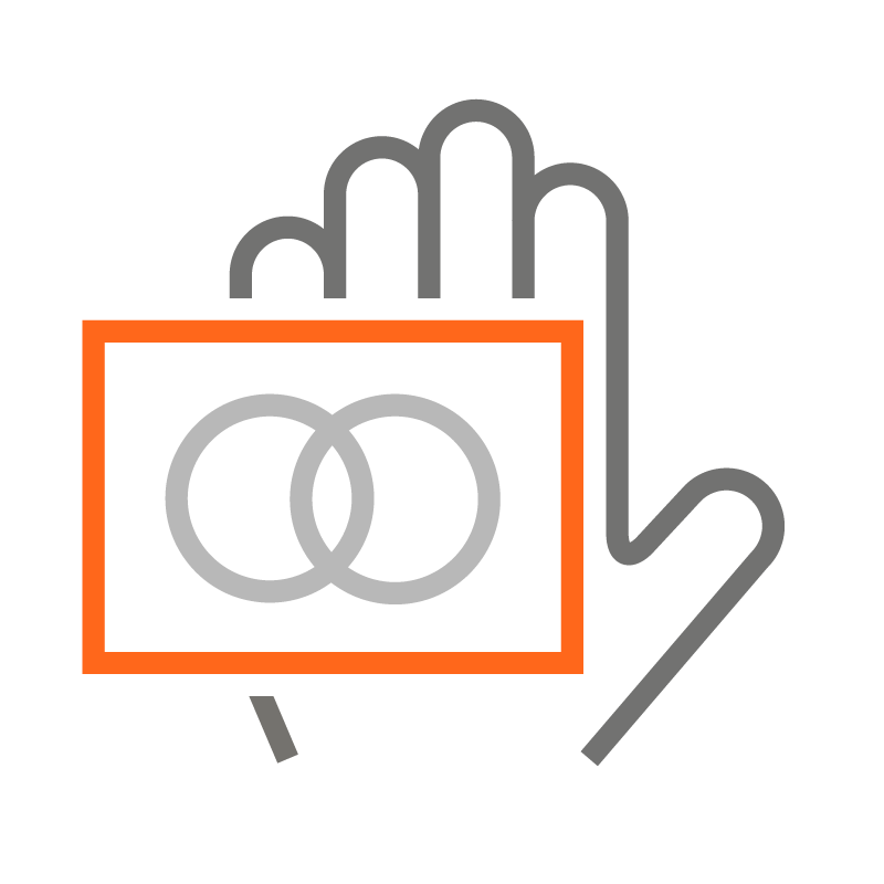 Card holder icon