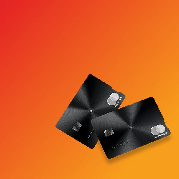 World Legend Mastercard cards.