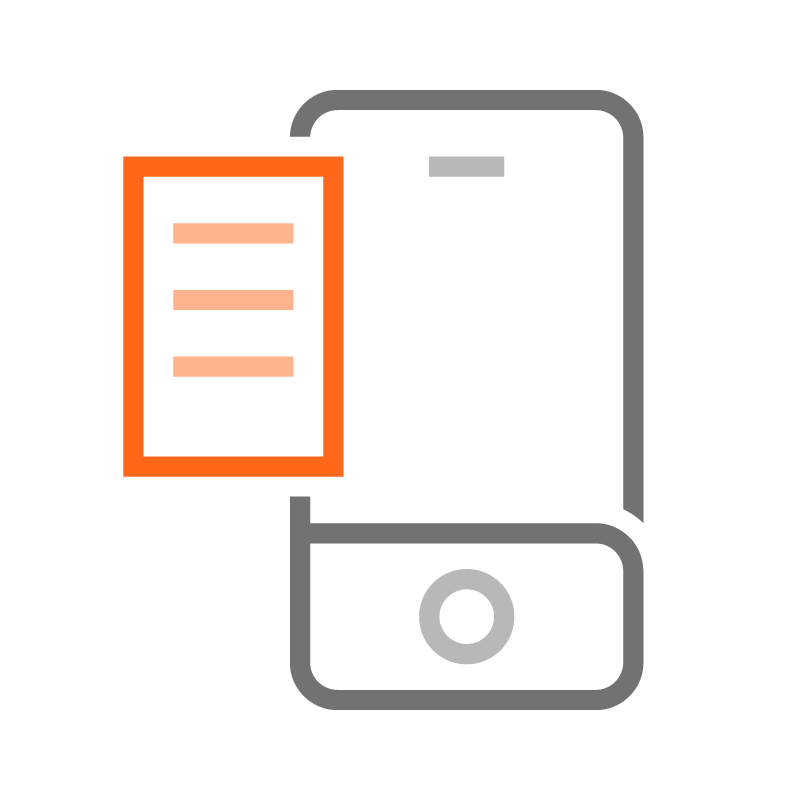 pay bill mobile icon
