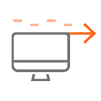 Online purchasing icon