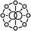 Network black mc icon